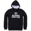 ALPHA INDUSTRIES Mikina Foam Print Hoody - čierna (143302/95) Veľkosť: XL/Regular