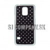 Zadný kryt Samsung Galaxy S5 Mini – Chrome Diamant – čierna