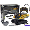 LEAN Toys Diaľkovo ovládané rýpadlo Caterpillar 2.4G Yellow