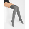 Dámske bavlnené nadkolienky s rebrovaným vzorom ZAZU COTTON A40 Marilyn, Veľkosť UNI, Farba Melange