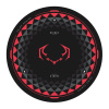 Herná protišmyková podložka pod stoličku Diablo Chairs, Čierno-Červená