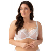 Dámska podprsenka 496 Paradise white - GORSENIA Bílá 65/I