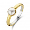 TI SENTO strieborný prsteň so syntetickou perlou 12254YP