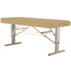 Prenosný elektrický masážny stôl Clap Tzu Linea Physio Farba: PU - béžová (dune), Rozmery: 192x65cm, Doplnky: sieťové napájanie + vstavané elektrické vyhrievanie + nožný spínač od 192*65 cm | 29 kg |