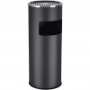 Záhradný stojanový popolník 30 L, čierny