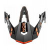 Kšilt pro přilby N312 DRONE, NOX (černá matná,červená)