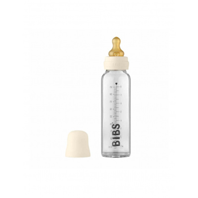 BIBS, BIBS Baby Bottle sklenená fľaša 225ml - Ivory, BIBS Baby Bottle sklenená fľaša 225ml - Ivory, LG5014216