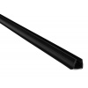 Polysan Polysan, EASY BLACK set zvislých tesnení pre pivotové dvere, 2000mm, čierna, ND274B