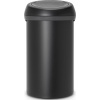 Odpadkový kôš Touch Bin 60 l čierny s minerálnym leskom