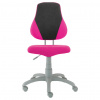 Xora OTOČNÁ STOLIČKA PRE MLÁDEŽ, čierna, pink - Detské izby - 002696001303