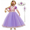 Dievčenské šaty - Maxi Gracja Šaty Veľkosť 104 (Max šaty šaty zamotané rapunka Tutu 104)