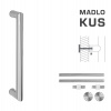 MPkovania FT - MADLO kód K02 Ø 25 mm UN ks Rozteč madla: 1200 mm, Rozmer profilu madla: Ø 25 mm, Dĺžka: 1225 mm