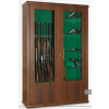 Metalk Luxusní kombinovaná skříň na čtrnáct zbraní Dragone kombi, wood line