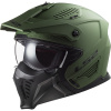 Prilba na motorku LS2 OF606 Drifter Solid Matná Vojenská Želená 2XL