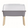 Prosperplast RESPANA PLANTER WOOD HIGH SET sadbovač 78 cm sivý kameň ISEW780H-405U