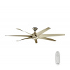 Elstead Kichler KLF-LEHR-80-AS - Stropný ventilátor LEHR IP44 + diaľkové ovládanie ED0440 + záruka 3 roky zadarmo