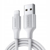 Kábel Ugreen USB - Apple Lightning 2 m strieborný