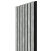 VZORKA - WALL CONCEPT akustický panel Raw Imperial, čierny filc + MDF, 240x135x21 mm