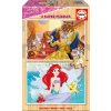 Educa detské drevené puzzle Disney Princezné 17164