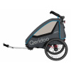 Qeridoo Detský vozík za bicykel Qupa 2 (modrá) (100363130)