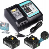 Sada 2x Batéria pre Makita 18V 6Ah BL1840 BL1850 + Nabíjačka 14.4-18V