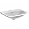Geberit Selnova Square Zápustné umývadlo 55 cm, biele 500.306.01.1