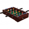 Mini stolný futbal KICKER pre 2 osoby- hnedý (AKCIA! Mini stolný futbal vhodný pre deti ale aj do kancelárie, 50x30cm)