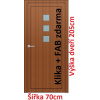 Soft Vchodové plastové dvere Ella 70x205 cm - Akce!