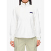 Flísová mikina dámska Patagonia Micro D 1/2 Zip Fleece P/O - birch white