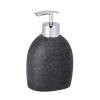 Dávkovač mýdla Wenko Puro, 0,29 l, polyresin, 9,4 x 15,2 x 6,5 cm, antracit