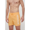 Plavkové šortky Calvin Klein oranžová farba, KM0KM01004 XXL