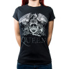 Tričko Queen - Logo, Žena,Čierna,XL