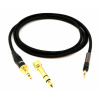 Ručne vyrobený kábel pre slúchadlá SENNHEISER HD560S, 3,5mm + 6,3mm CANARE