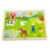 Viga puzzle farma hračky