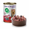 JK Premium Duck & Blueberry, Paté with Chunks, 60 % Meat, kačacie s čučoriedkami, prémiová konzerva pre psov, 400 g