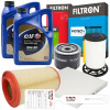 Sada filtrov pre FIAT DUCATO 2.3D 2001- + olej 10L Elf Full FE 5W30