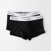 Calvin Klein pánske čierne boxerky 2pack 000NB1541A S