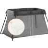 Baby Bjorn BabyBjorn Light - cestovná postieľka, set s prestieradlom | Black