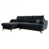 MID.YOU ROHOVÁ SEDACIA SÚPRAVA, textil, tmavosivá - Online Only obývacie izby - 001454003005