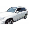 Okenné deflektory Mercedes GLK 5D 2009-up 4 ks predné+zadné
