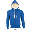 SOL'S | Sherpa, Unisex mikina s kapuc., modrá royal, XXS