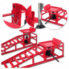 ČERVENÉ RAMPY S HYDRAULICKÝM ZDVIHÁKOM 2 x 2000 kg
