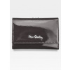 Dámska peňaženka Pierre Cardin z prírodnej kože v sivej farbe s horizontálnym formátom a ozdobnou sponou