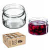 10 x SKLENENÁ NÁDOBA NA ZAVÁRANIE 250 ml MEDOVÁ PAŠTÉTA