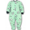 Dojčensky overal - PAJACYK MRYFI 68 biela, čierna, mäta (PAJACKEK ZEBRA 68 MINT MINT v zebre)