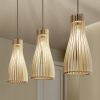 Envostar Závesné svetlo Furn, brezová preglejka, 3fl - LW65014360