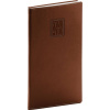 NOTIQUE Vreckový diár Panama 2026, hnedý, 9 x 15,5 cm