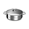 Nerezový kastról s pokrievkou 26cm 5L