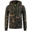 Korda Mikina Zip Hoodie Dark Kamo veľkosť XXL