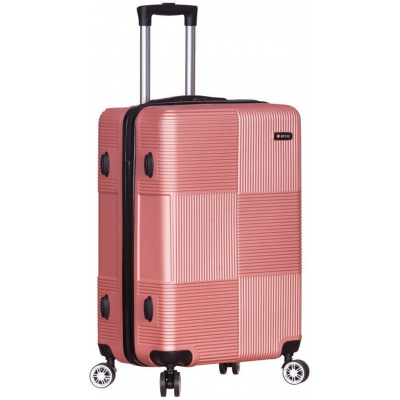 Cestovný kufor METRO LLTC3/3-M ABS - ružová (LLTC3/3-M_pink)